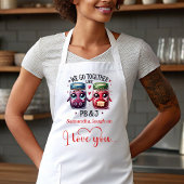 Personalized Gift for Boyfriend Funny Food Apron Schort