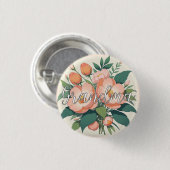 Personalized Gift For Grandma, Canvas Grandma Ronde Button 3,2 Cm (Voorkant /achterkant)