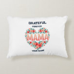 Personalized Gift for Mom | Custom Name Design Accent Kussen<br><div class="desc">Looking for a meaningful and beautiful gift for your mom? This design is created for anyone searching for custom mother gifts and thoughtful personalized gifts for mom that truly show love and appreciation. This elegant floral heart design makes a perfect choice for custom presents for mom and unique personalized presents...</div>
