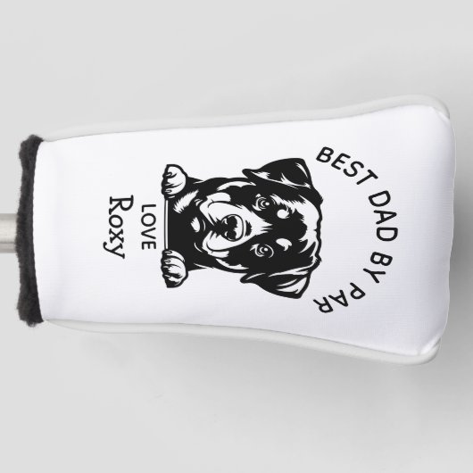 Personalized Gift for the Best Rottweiler Dad Golfheadcover (Voorkant)