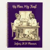 Personalized Gift. Jesus Christian Faith Planner (Voorkant)