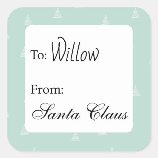 Personalized gift labels from custom name (Voorkant)