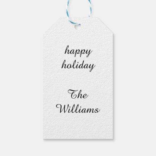 Personalized gift tag cadeaulabel (Achterkant)