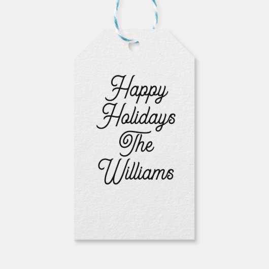 Personalized Gift Tag Cadeaulabel (Achterkant)