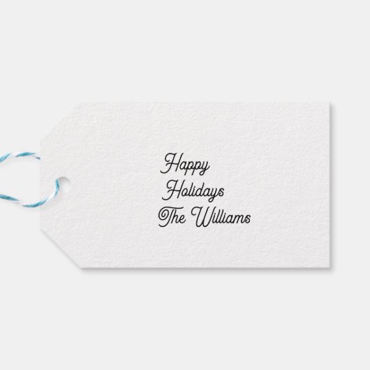 Personalized Gift Tag Cadeaulabel (Achterkant Horizontaal)