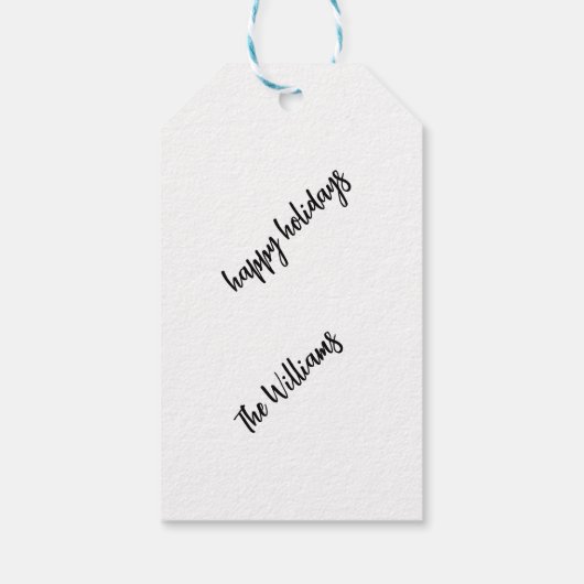 Personalized Gift Tags Cadeaulabel (Achterkant)