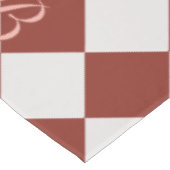 Personalized Gingham Tablecloth, Wine Red  Tafelkleed (Gekanteld)