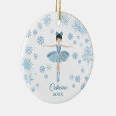 Personalized Girl Ballet Nutcracker Birthday Keramisch Ornament (Rechts)