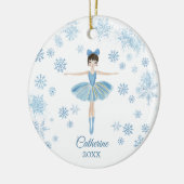 Personalized Girl Ballet Nutcracker Birthday Keramisch Ornament (Links)