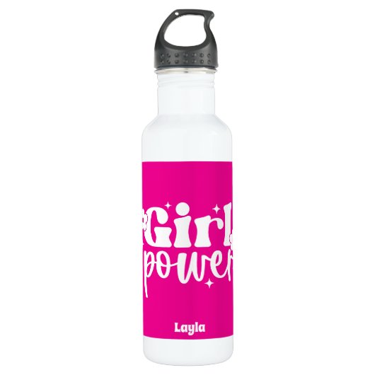 Personalized Girl Power Waterfles (Voorkant)