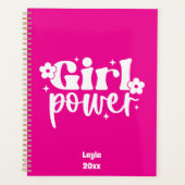Personalized Girl Power Yearly Planner (Voorkant)