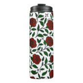 Personalized Girly Tumbler Cute Bow Name Thermosbeker (Voorkant)