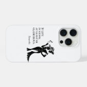 Personalized Glam Style Quote Design  iPhone Hoesje (Achterkant horizontaal)