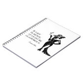 Personalized Glam Style Quote Design  Notitieboek (Linkerzijde)
