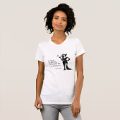 Personalized Glam Style Quote Design  T-shirt (Voorkant volledig)