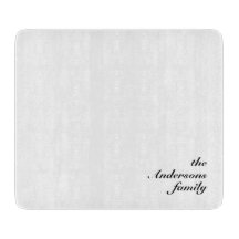 Personalized Glass Cutting Board for Kitchen Use