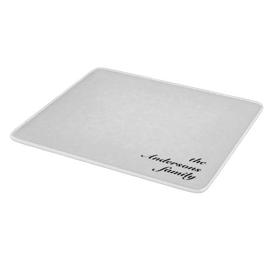 Personalized Glass Cutting Board for Kitchen Use Snijplank (Hoek)