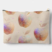 Personalized Glitter Apple Sparkle Fruit Pastel Etui (Achterkant)