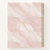 Personalized Glitter Positive Quotes Journal Notitieboek (Achterkant)