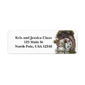 Personalized Gnome Return Address Labels (Voorkant)