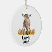 Personalized Goat 4H Farm Ornament (Rechts)