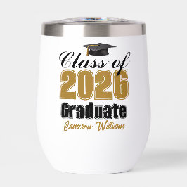 Personalized Gold Class of 2026 Graduation