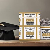 Personalized Gold Class of 2026 Graduation Cadeaupapier