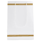 Personalized Gold Class of 2026 Graduation Medium Cadeauzakje (Achterkant)