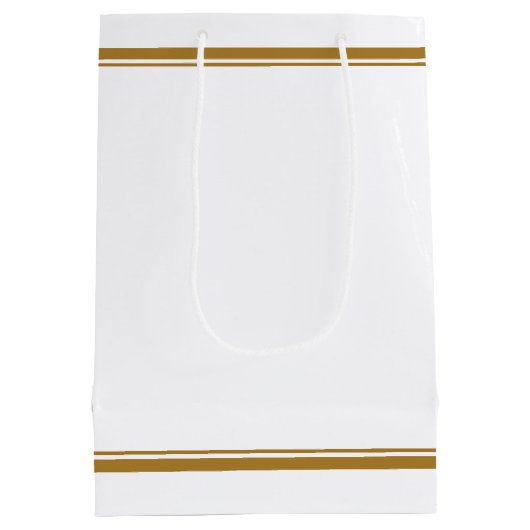 Personalized Gold Class of 2026 Graduation Medium Cadeauzakje (Achterkant)