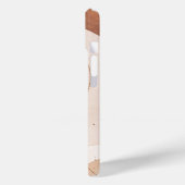 Personalized Gold Glitter Abstract Case-Mate iPhone Case (Achterkant / Links)