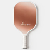 Personalized Golden Chic Pickleball Paddle (Achterkant)
