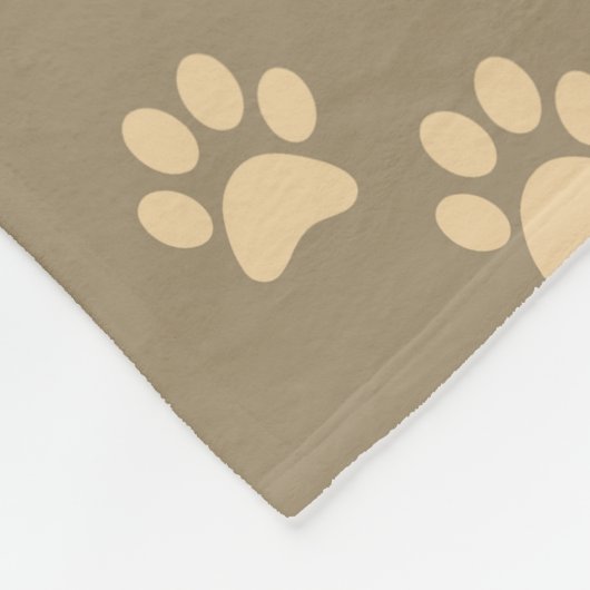 personalized golden dog blanket with custom name fleece deken (Hoek)