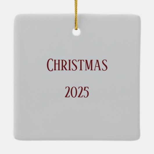 Personalized Golden Doodle Christmas Ornament (Achterkant)