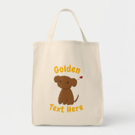 Personalized Golden Doodle Dog Tote Bags Bag