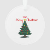 Personalized Golden Retriever Acrylic Ornament (achterkant)