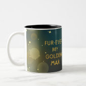 Personalized Golden Retriever Mom Mug Custom Dog Tweekleurige Koffiemok (Links)
