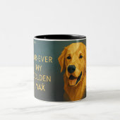 Personalized Golden Retriever Mom Mug Custom Dog Tweekleurige Koffiemok (Center)