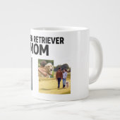 Personalized Golden Retriever Mom Mug - Custom Grote Koffiekop (Voorkant rechts)