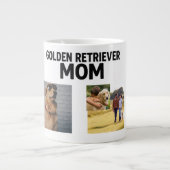 Personalized Golden Retriever Mom Mug - Custom Grote Koffiekop (Voorkant)