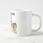 Personalized Golden Retriever Mom Mug - Custom Grote Koffiekop (Rechts)