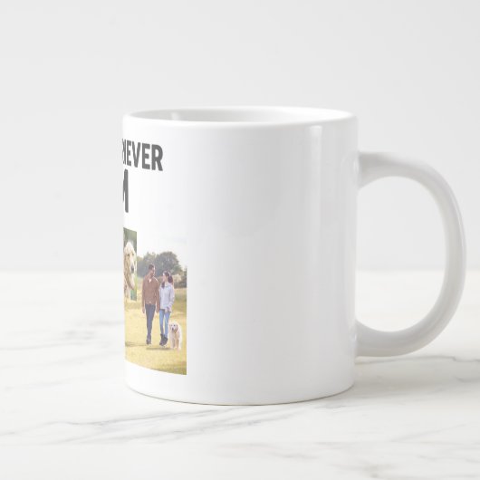 Personalized Golden Retriever Mom Mug - Custom Grote Koffiekop (Rechts)