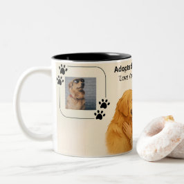 Personalized Golden Retriever Mom Mug – Custom Tweekleurige Koffiemok