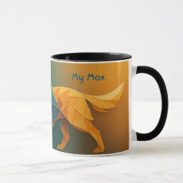 Personalized Golden Retriever Mug  Custom Dog Name Mok