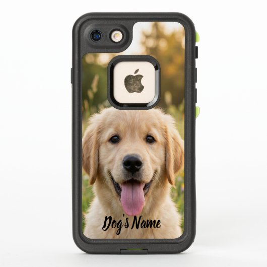 Personalized Golden Retriever Photo and Name  (Achterkant)