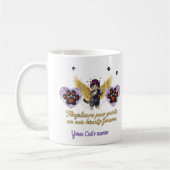 Personalized golden winged cat  koffiemok (Links)