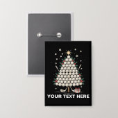 Personalized Golf Christmas Tree Equipment Family Button (Voorkant / Achterkant)