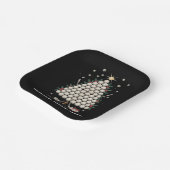 Personalized Golf Christmas Tree Equipment Family Papieren Bordje (Gebogen)