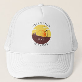 Personalized Golf Club Name Classic Trucker Hat Pet