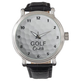 Personalized Golf Coach Horloge