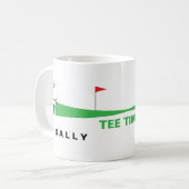 Personalized Golf Coffee Mugs Koffiemok (Voorkant links)